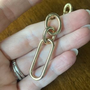 Gold Chain Linked Earrings